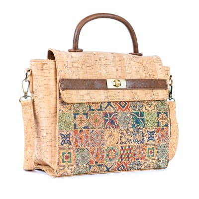 Flash Sale Women's Printed Cork Handbag and Crossbody Bag BAGD-559 Flash Sale Women's Printed Cork Handbag and Crossbody Bag BAGD-559